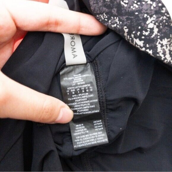 NWT Amoressa Into The Mystic Siddhartha One Piece 6 Black Metallic Sculpt Smooth - Picture 12 of 12